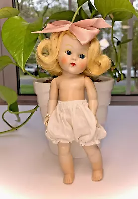 1950s VINTAGE VOGUE BLONDE HAIR BLUE EYES STRUNG GINNY DOLL • $49.99