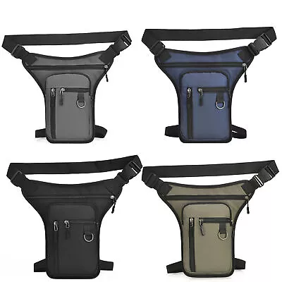 Motorcycle Waist Leg Bag Outdoor Drop Leg Hip Belt Fanny Pack Thigh Pouch • $19.69