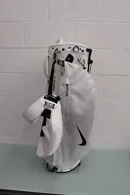 Nike Sport Lite Golf Bag 5 Way Divider White Carry Stand Golf Bag • $5.50