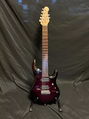 2011 Ernie Ball Music Man Petrucci 7 String Guitar In Pearl Redburst W/Case • $1799