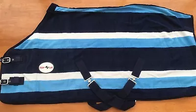 £23.99 • Buy Lovely Soft Blue Newmarket Fleece Rugs 4'9  To 7'0 