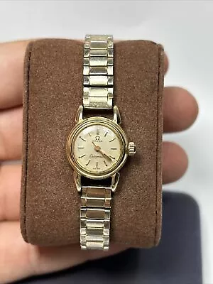 Vintage Ladies Omega Ladymatic Swiss Automatic Gold Tone Wristwatch • $139