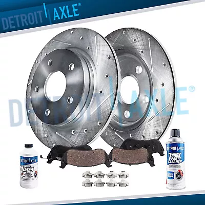 $92.14 • Buy Rear Brake Rotors + Brake Pads For Honda CR-V Acura RDX Brakes Rotors Pads Kit