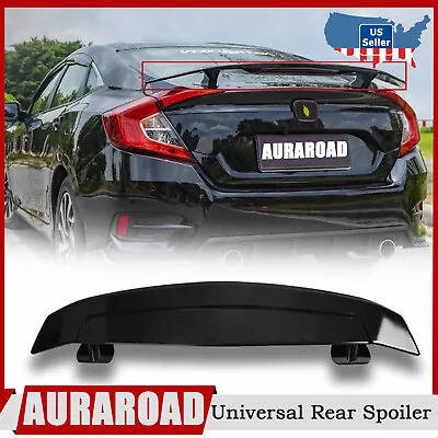 47'' Universal Rear Trunk Spoiler Wing GT Style Sporty Racing Sedan Glossy Black • $56.69