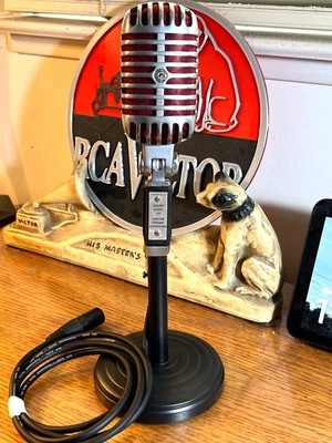 £293.08 • Buy Vintage 1960's SHURE 55S Microphone, Working Great W/stand & Cable Included