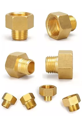 Metric & BSP Male To Female BSP In Brass European Male Femal Extension Adapters • £2.35