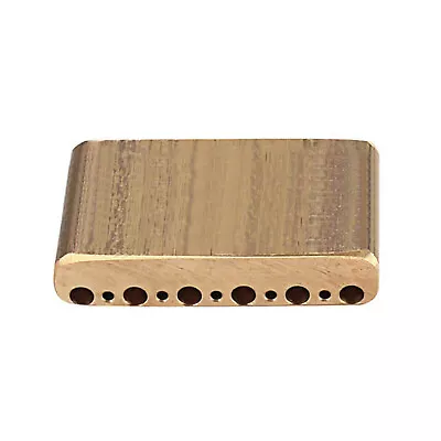 Brass CNC Steel Block Bridge Saddles Parts For Fender Electric Guitar Tremolo E • $38.88