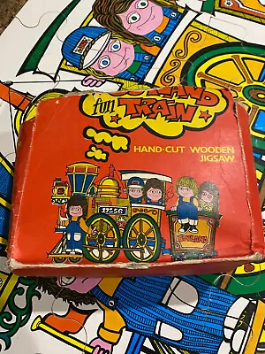 Vintage Joyland Hand Cut Wooden Jigsaw Puzzle 1970's Australian Made • $28.90