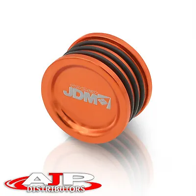 Orange JDM CNC Camshaft Cam Shaft Seal Cap Plug For Acura / Honda D B H F Series • $12.99