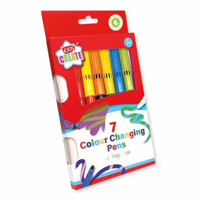 £2.99 • Buy 7 Pack Colour Changing Pens - Magic Pen Fun Kids Children Playtime Colouring