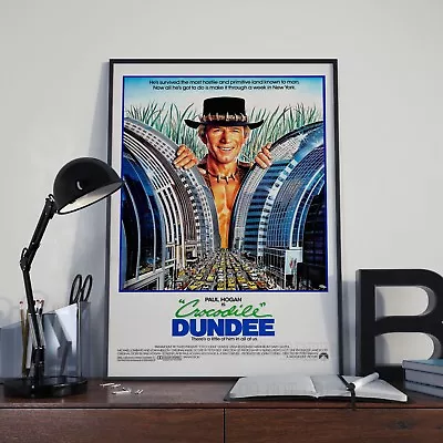 Crocodile Dundee 80's Eighties Film Poster / Print / Picture A3 A4 Size • £4.99