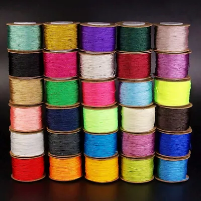 Braid Knotting Nylon Cord Thread Rope Roll Beading Jewelry Design Making • $5.49