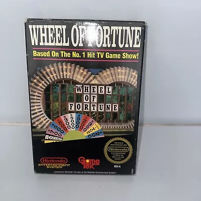 Wheel Of Fortune (Nintendo Entertainment System 1988) BOX ONLY • $15