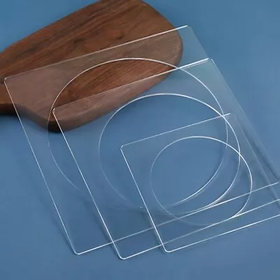 Reusable Square Acrylic Cake Discs Boards Transparent Pancake Molds  Pancake • £4.28