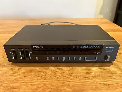 Roland EM-101 Sound Plus Analog Synth Module. 1985. Black. Great Condition. • $395