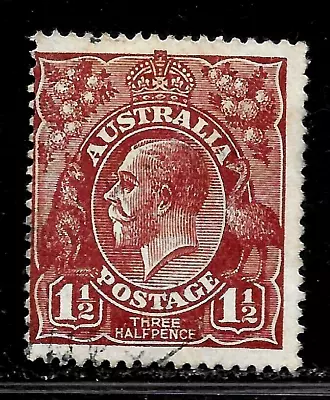 Hick Girl-old Used  Australia Sc#24    King George V    Wmk. 9     X5323 • $0.49