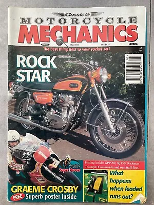 Classic Mechanics Magazine - May 1998 - XS-1B ZX-10 Metisse XJ550 Racer • $9.33