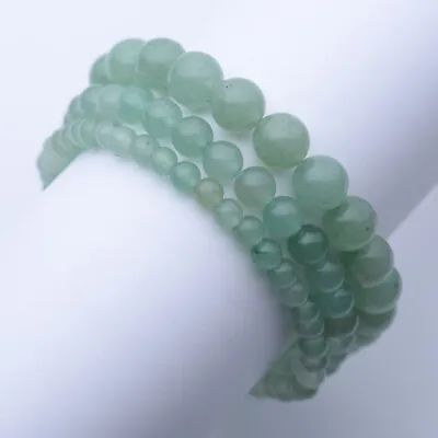 $1.59 • Buy 4-8mm Stretchy Stone Bracelets Assorted Natural Gemstone Beads Healing Reiki