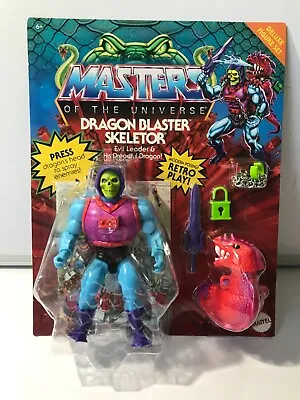 Masters Of The Universe Origins Deluxe Dragon Blaster Skeletor 2022 Unpunched • $18.95