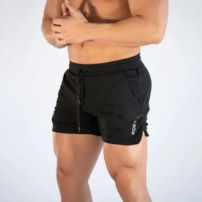 Men's Echt Knit Training Shorts Running Joggers Fitness Gym Short Sport Jogger • $13.99