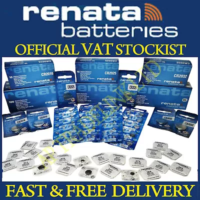 Renata Watch Battery Swiss Made 377 371 364 379 394 395 370 321 399 321 317 LR44 • £1.85