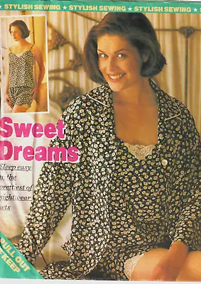 Me Sewing Pattern Lingerie Pyjamas Shirt Camisole Shorts 10-20 Vintage 1993 Nov • £7.49