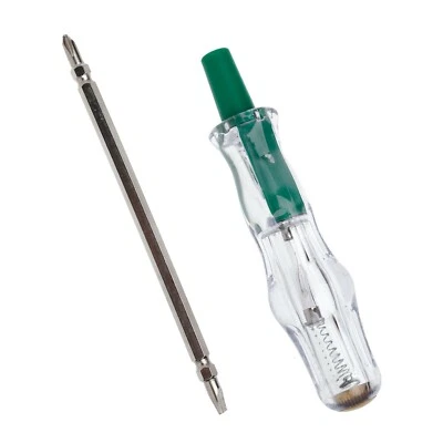 £5.45 • Buy 100-500V Electrical Voltage Tester Screwdriver Pen Dual Head Phillip & Slotted
