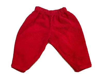 Vintage Mulberribush Red Corduroy Elastic Waist Pants Infant 6M • $14.50