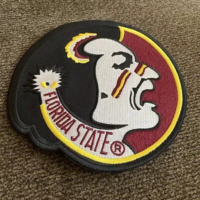 VTG Large 6” FLORIDA STATE SEMINOLES Iron On Patch • $19.75