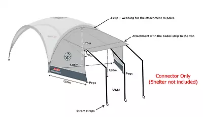 Coleman Event Shelter Driveaway Connector M (CONNECTOR ONLY) • £99.50