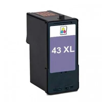 1 X No 43XL Colour Ink Cartridge Non-OEM Alternative For Lexmark X6570 X9575 • £16.99