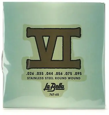 La Bella 767-6S Bass VI Strings - Stainless Roundwound • $35.95