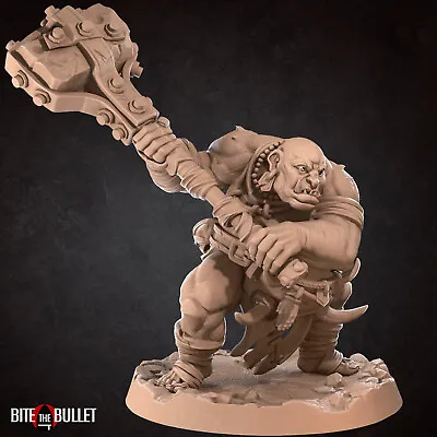 Ogre No Mask - Undead Gatekeeper - Bite The Bullet Fantasy D&D Miniature • £11