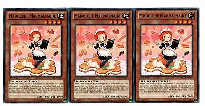 Yugioh- 3X Madolche Marmalmaide - Common - 1st Edition - ABYR-EN026 - Near Mint • $1.99