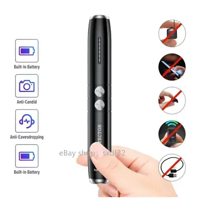 £26.39 • Buy Hidden Cam Pen Anti-Spy Camera Detector Gadget Wireless Signal Finder Anti-GPS