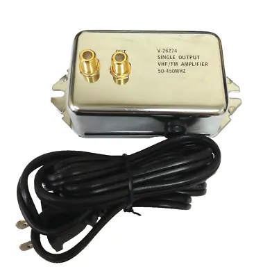 Belkin Video VHF/FM Single Output Signal Amplifier 75 Ohm 10 DB For Coax Cable • $14.80