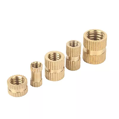 Brass Insert Nut Injection Moulding Knurled Threaded M2 M2.5 M3 M4 M5 M6 • £2.66