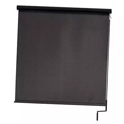 Outdoor Patio Sun Shade With Valance - Roll Up Solar Shades For Outside Porch  • $306.90