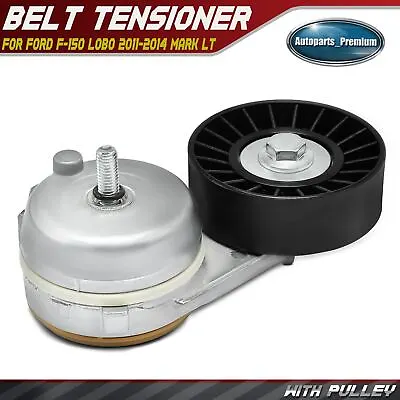 Belt Tensioner With Pulley For Ford F-150 2011 2012 2013 2014 V8 5.0L BL3Z6A228A • $31.99
