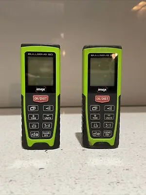 2 X Imex Bullseye 80 Laser Distance Measurer / Faulty • $50