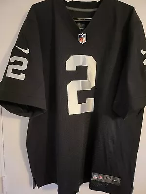 Terrelle Pryor Nike Oakland LA Los Angeles Raiders NFL Football Jersey Size 56 • $125