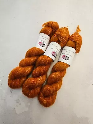 Yak Cloud Yarn Lace Weight 50 G BURNT ORANGE • £20