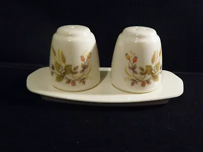 Marks  Spencer Harvest Vintage Melamine Cruet Salt Pepper Camping Caravan B12 • £4.99