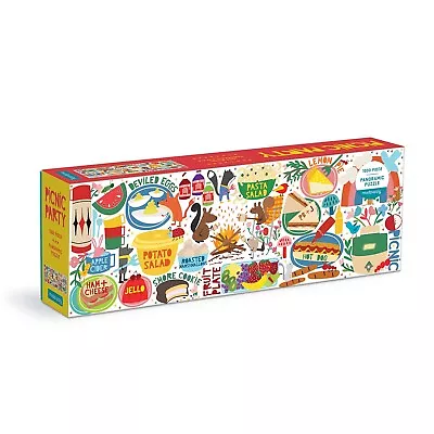 Galison Picnic Party 1000 Piece Jigsaw Puzzle • $24.14