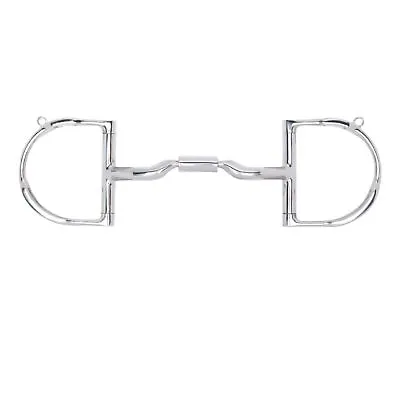 Myler 3 3/8  Medium Dee With Hooks Low Port Comfort Snaffle™ MB 04 • $151.95