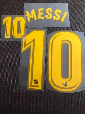 £10.99 • Buy Replica Barcelona 2017-18 Lionel Messi Football Jersey Shirt Name Number Print