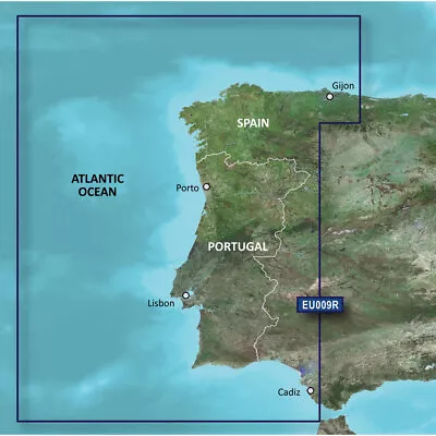 Garmin BlueChart® G3 HD - HXEU009R - Portugal & Northwest Spain - MicroS • $118.93