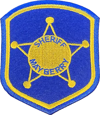 MAYBERRY POLICE DEPARTMENT SHOULDER PATCH: Sheriff The Andy Griffith Show (1... • $8.34