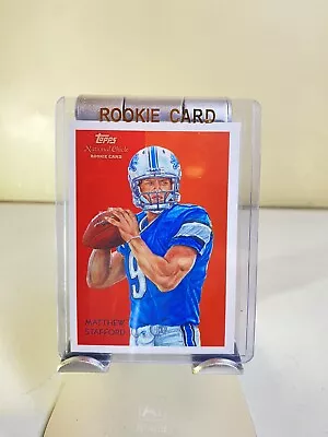 2009 Topps (National Chicle) Matthew Stafford Football Rookie Card #C37 • $3