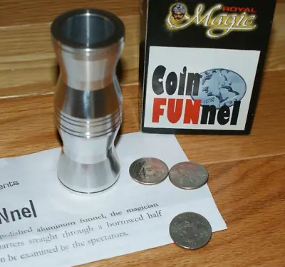 Coin Funnel (Royal Magic)  -- The Best Version Of This Excellent Trick!     TMGS • $21.24